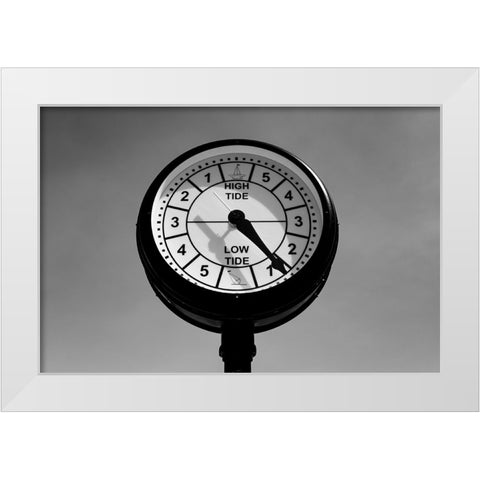 High Tide Low Tide White Modern Wood Framed Art Print by Malone, Will