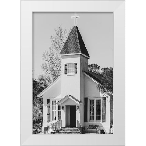 Our Lady of the Sea White Modern Wood Framed Art Print by Malone, Will