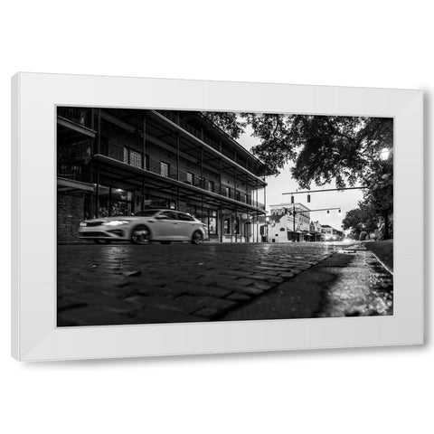 Downtown Natchitoches White Modern Wood Framed Art Print by Malone, Will