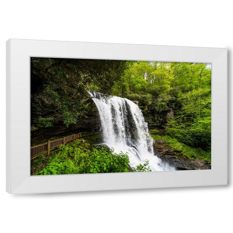 Dry Falls 2 White Modern Wood Framed Art Print by Malone, Will