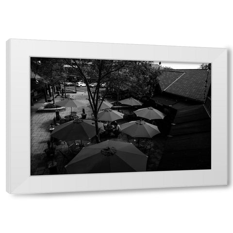 Lunch White Modern Wood Framed Art Print by Malone, Will