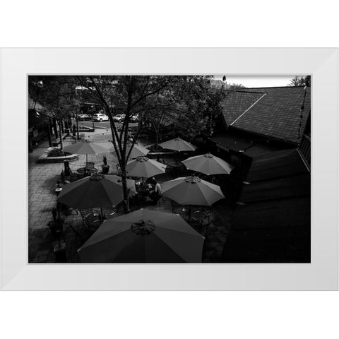 Lunch White Modern Wood Framed Art Print by Malone, Will