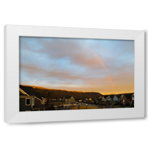 Black Creek Rainbow 2 White Modern Wood Framed Art Print by Malone, Will
