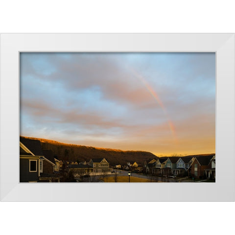 Black Creek Rainbow 2 White Modern Wood Framed Art Print by Malone, Will