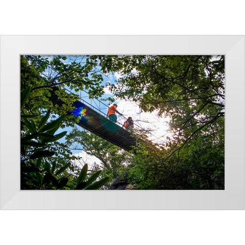 Rock City 2 White Modern Wood Framed Art Print by Malone, Will