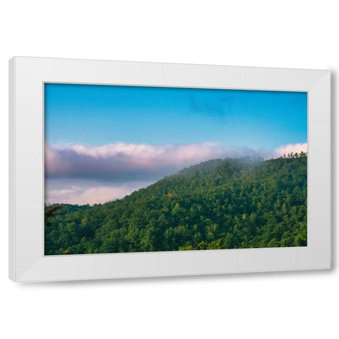 Smokey Morning 2 White Modern Wood Framed Art Print by Malone, Will