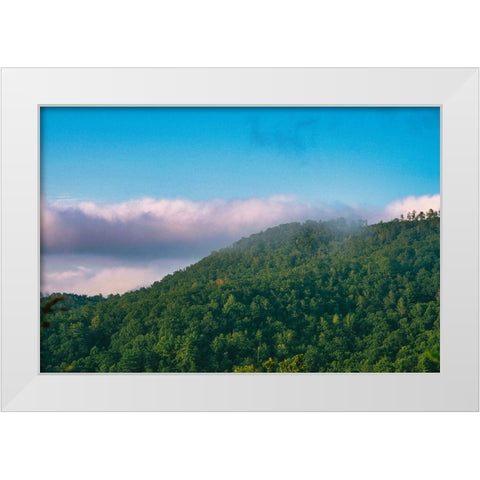 Smokey Morning 2 White Modern Wood Framed Art Print by Malone, Will