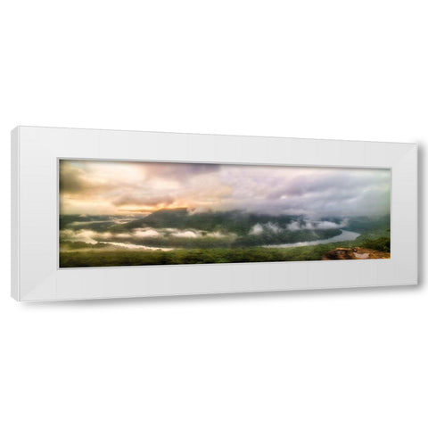 Snooper White Modern Wood Framed Art Print by Malone, Will