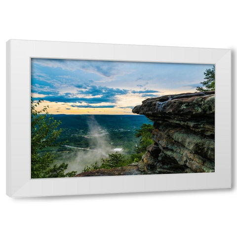 Steam White Modern Wood Framed Art Print by Malone, Will