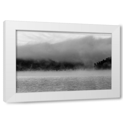 Ocoee Fog 3 White Modern Wood Framed Art Print by Malone, Will
