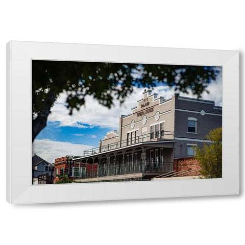 Opera House White Modern Wood Framed Art Print by Malone, Will