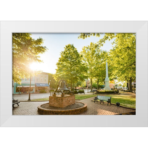 Abbeville Spring White Modern Wood Framed Art Print by Malone, Will