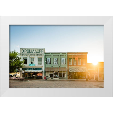 Antiques White Modern Wood Framed Art Print by Malone, Will