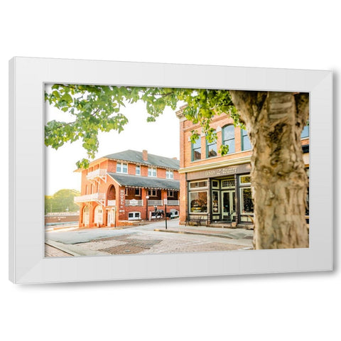 Hotel White Modern Wood Framed Art Print by Malone, Will