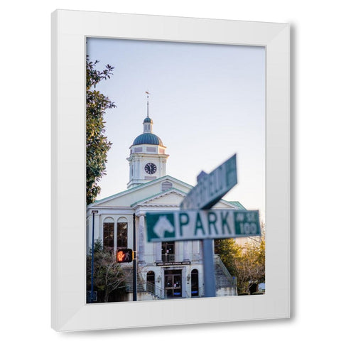 Park Street 2 White Modern Wood Framed Art Print by Malone, Will