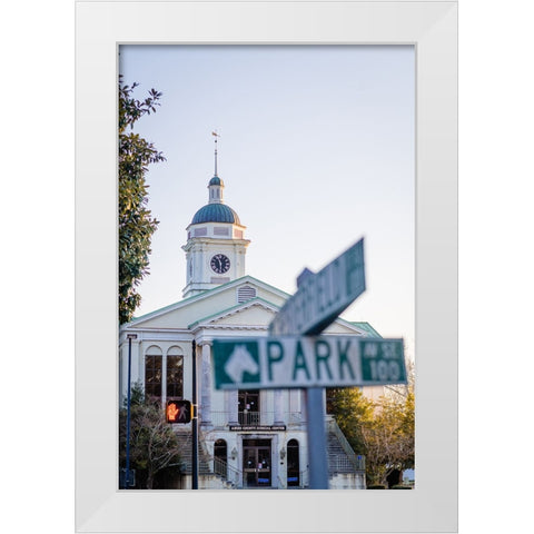 Park Street 2 White Modern Wood Framed Art Print by Malone, Will