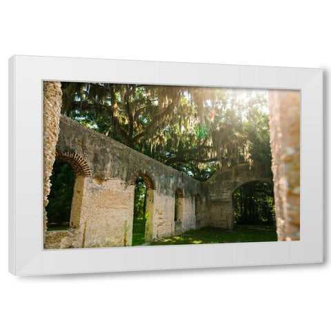 Chapel of Ease White Modern Wood Framed Art Print by Malone, Will