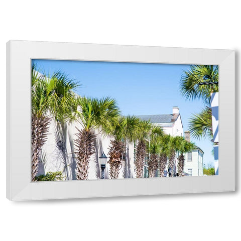 Downtown Beaufort 4 White Modern Wood Framed Art Print by Malone, Will