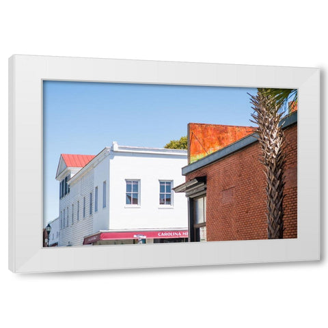 Downtown Beaufort 5 White Modern Wood Framed Art Print by Malone, Will