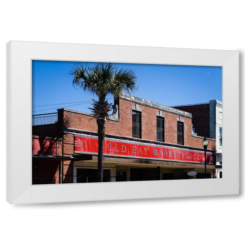 Old Bay Marketplace White Modern Wood Framed Art Print by Malone, Will