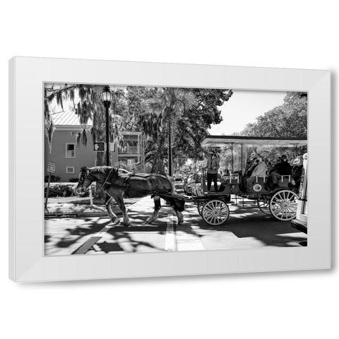 Pull White Modern Wood Framed Art Print by Malone, Will