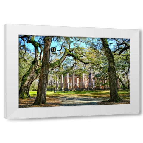 Take a Pic White Modern Wood Framed Art Print by Malone, Will