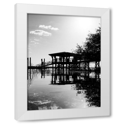 Beautiful Bluffton Day 2 White Modern Wood Framed Art Print by Malone, Will