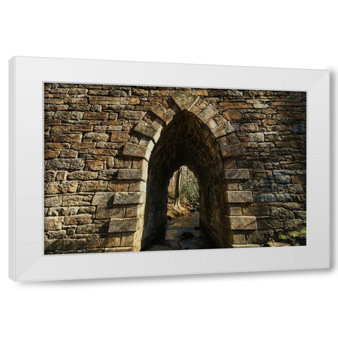 Gateway White Modern Wood Framed Art Print by Malone, Will