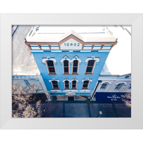1882 White Modern Wood Framed Art Print by Malone, Will