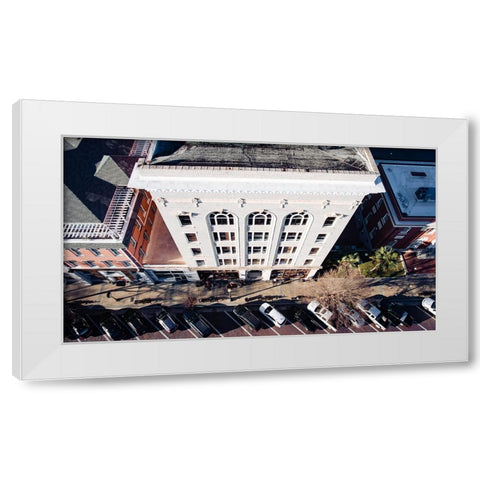 Business Exchange Above 2 White Modern Wood Framed Art Print by Malone, Will