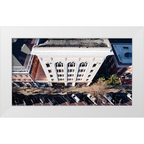 Business Exchange Above 2 White Modern Wood Framed Art Print by Malone, Will