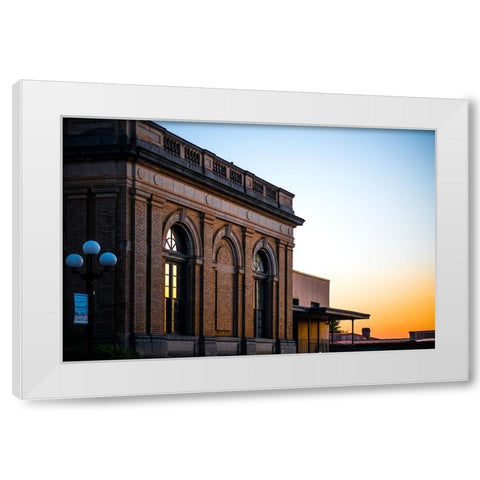 Golden Sky White Modern Wood Framed Art Print by Malone, Will