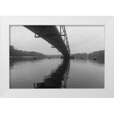 Hartwell Fog 2 White Modern Wood Framed Art Print by Malone, Will