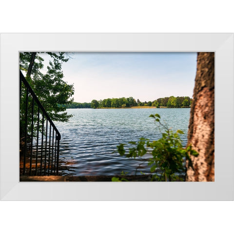 Hartwell Horizon White Modern Wood Framed Art Print by Malone, Will
