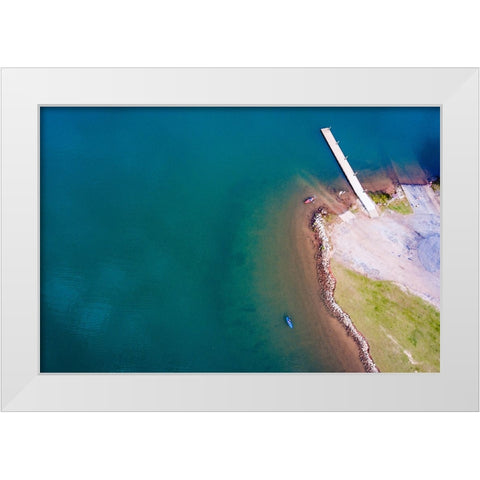 Hartwell Paradise White Modern Wood Framed Art Print by Malone, Will