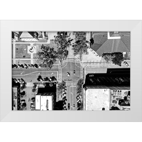 Hustle White Modern Wood Framed Art Print by Malone, Will