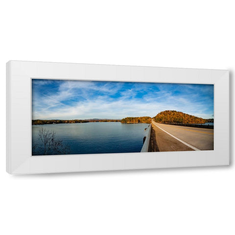 Hwy 11 Pano White Modern Wood Framed Art Print by Malone, Will