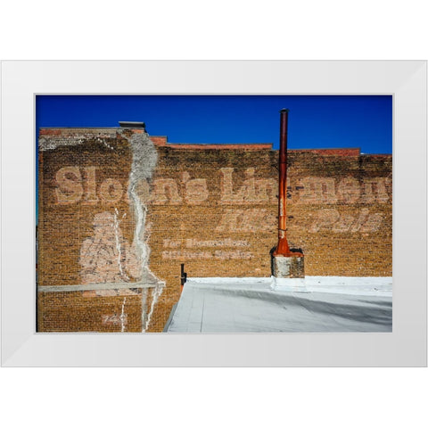 Kills Pain White Modern Wood Framed Art Print by Malone, Will