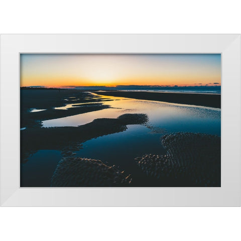 Magic Tide Pools 2 White Modern Wood Framed Art Print by Malone, Will