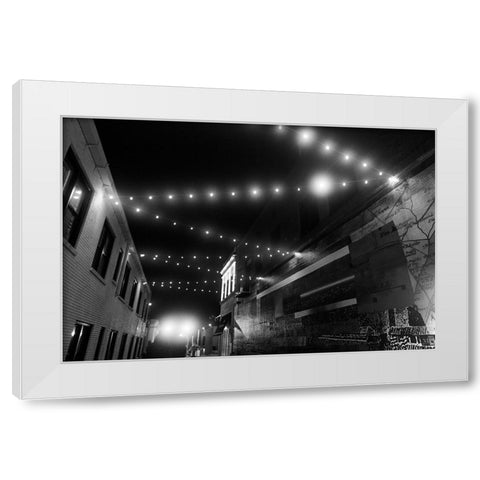 Nightwalk 2 White Modern Wood Framed Art Print by Malone, Will