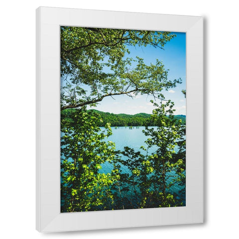 Ocoee Summer 3 Vertical White Modern Wood Framed Art Print by Malone, Will