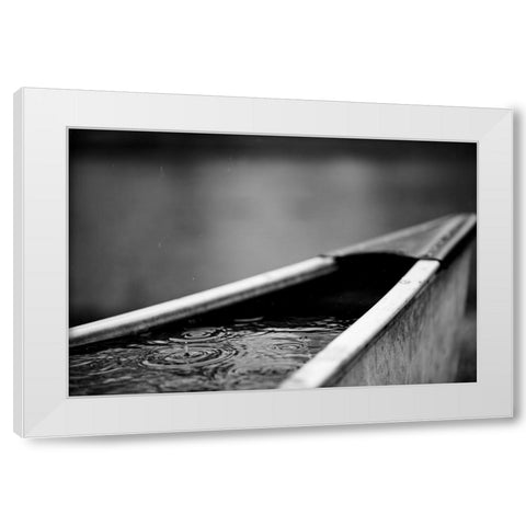 Oh-No White Modern Wood Framed Art Print by Malone, Will