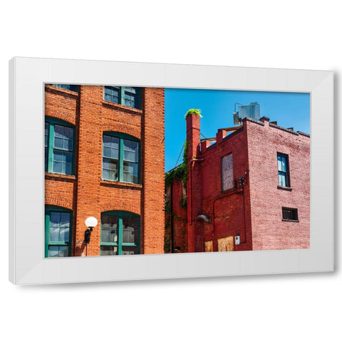Palmetto Alley White Modern Wood Framed Art Print by Malone, Will