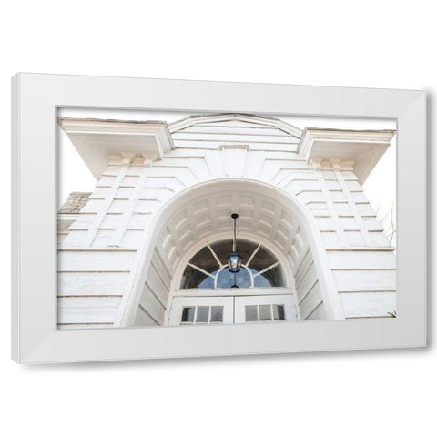 Pelzer Gym 5 White Modern Wood Framed Art Print by Malone, Will