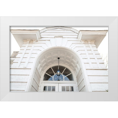 Pelzer Gym 5 White Modern Wood Framed Art Print by Malone, Will