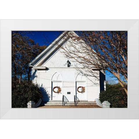 Pelzer Pres 2 White Modern Wood Framed Art Print by Malone, Will