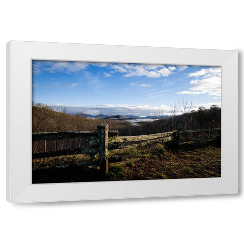 Popcorn Overlook White Modern Wood Framed Art Print by Malone, Will