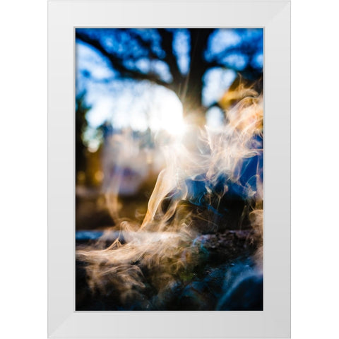 Rainbow White Modern Wood Framed Art Print by Malone, Will