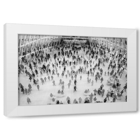 Rush Hour 2 White Modern Wood Framed Art Print by Malone, Will