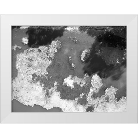 Tennessee River 2 BW White Modern Wood Framed Art Print by Malone, Will
